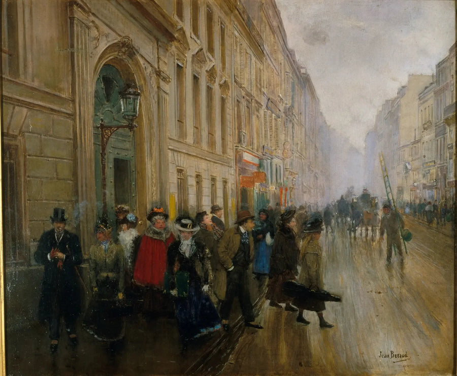 音楽院の卒業式 - ジャン・ボロー

Source:
La sortie du conservatoire de musique - Jean Béraud