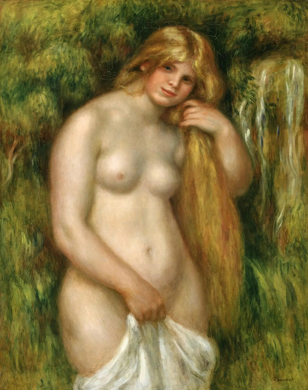 La Source - Pierre-Auguste Renoir image 1 reproduction de peinture à l’huile