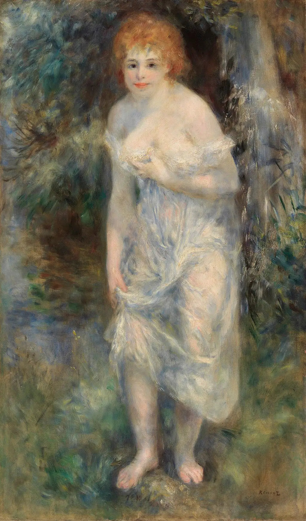 La Source - Pierre-Auguste Renoir image 1 reproduction de peinture à l’huile