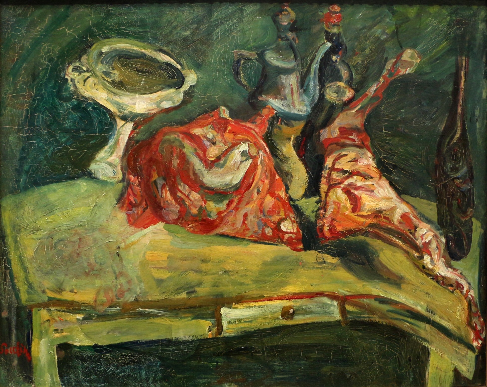 La Table - Chaïm Soutine image 1 reproduction artisanale de tableau