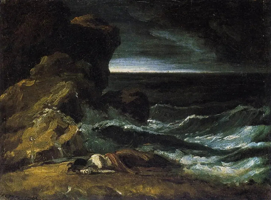 嵐 - テオドール・ジェリコー