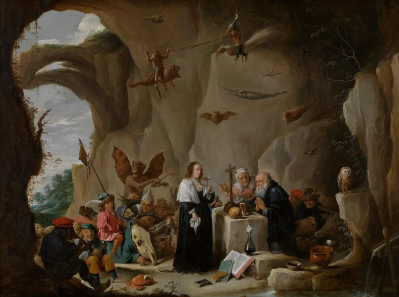 アン Antoine の誘惑、エジプトのアッバ - デヴィッド・テニエール・ル・ジュヌ

Source:
La Tentation d'Antoine, abbé d'Égypte - David Teniers le Jeune