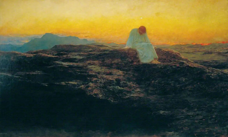 荒野の誘惑 - ブリトン・リヴィエール

Source:
La tentation dans le désert - Briton Rivière