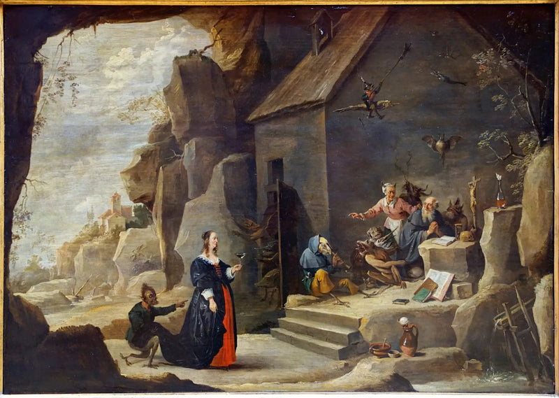 サン・アントワーヌの誘惑 - デヴィッド・テニエール・ル・ジュヌ

Source:
La Tentation de saint Antoine - David Teniers le Jeune
