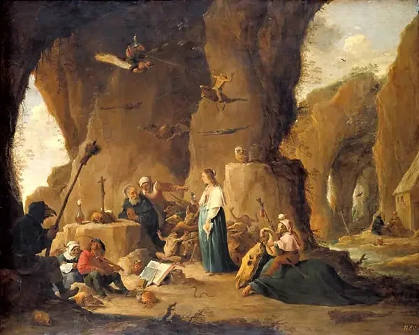 サン・アントワーヌの誘惑 - デヴィッド・テニエール・ル・ジュヌ

Source:
La Tentation de saint Antoine - David Teniers le Jeune