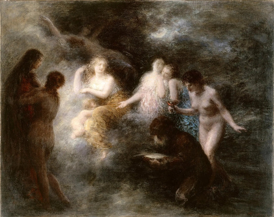 サン・アントワーヌの誘惑 - アンリ・ファンタン＝ラトゥール

Source:
La Tentation de saint Antoine - Henri Fantin-Latour