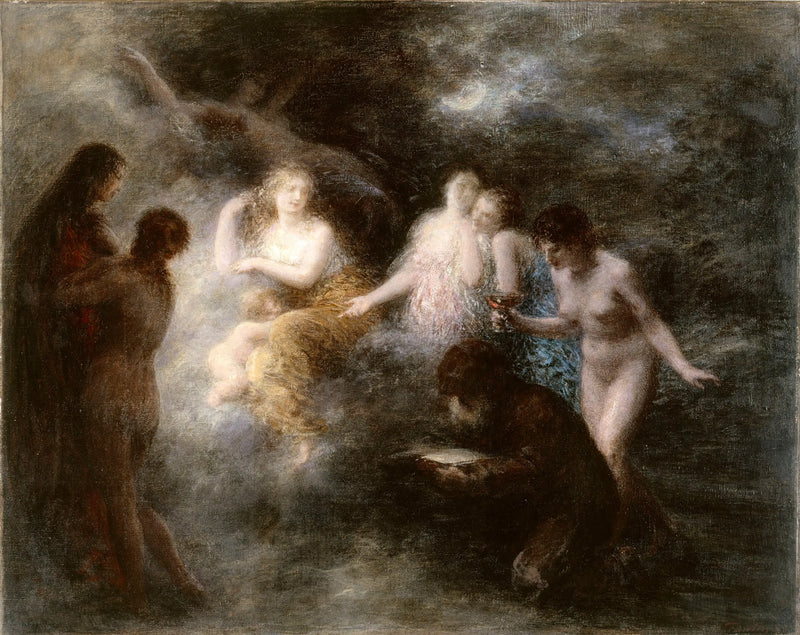 サン・アントワーヌの誘惑 - アンリ・ファンタン＝ラトゥール

Source:
La Tentation de saint Antoine - Henri Fantin-Latour