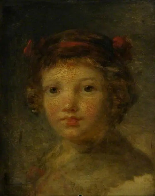 La tête d'un enfant - Jean-Honoré Fragonard image 1 reproduction artisanale de tableau