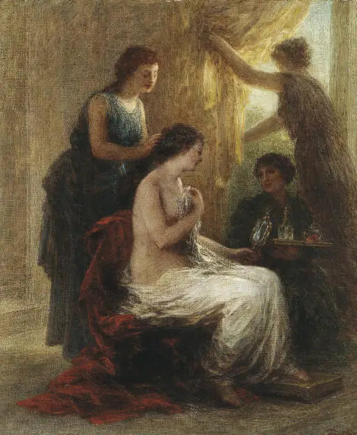 アンティークのトイレ - アンリ・ファンタン＝ラトゥール

Source:
La toilette antique - Henri Fantin-Latour