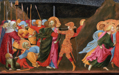 La trahison du Christ - Stefano di Giovanni (Sassetta) - Alpha Reproduction