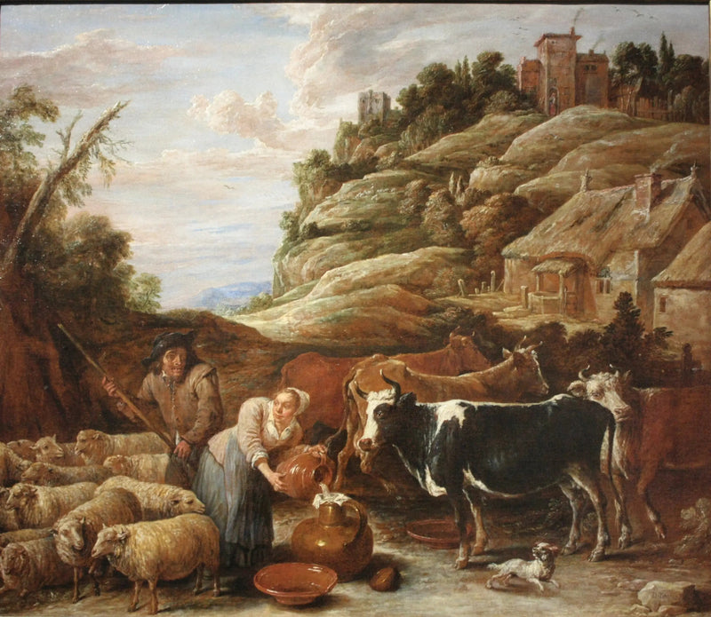 群れの取引 - デイヴィッド・テニエール・ル・ジュヌ

Source:
La Traite du troupeau - David Teniers le Jeune
