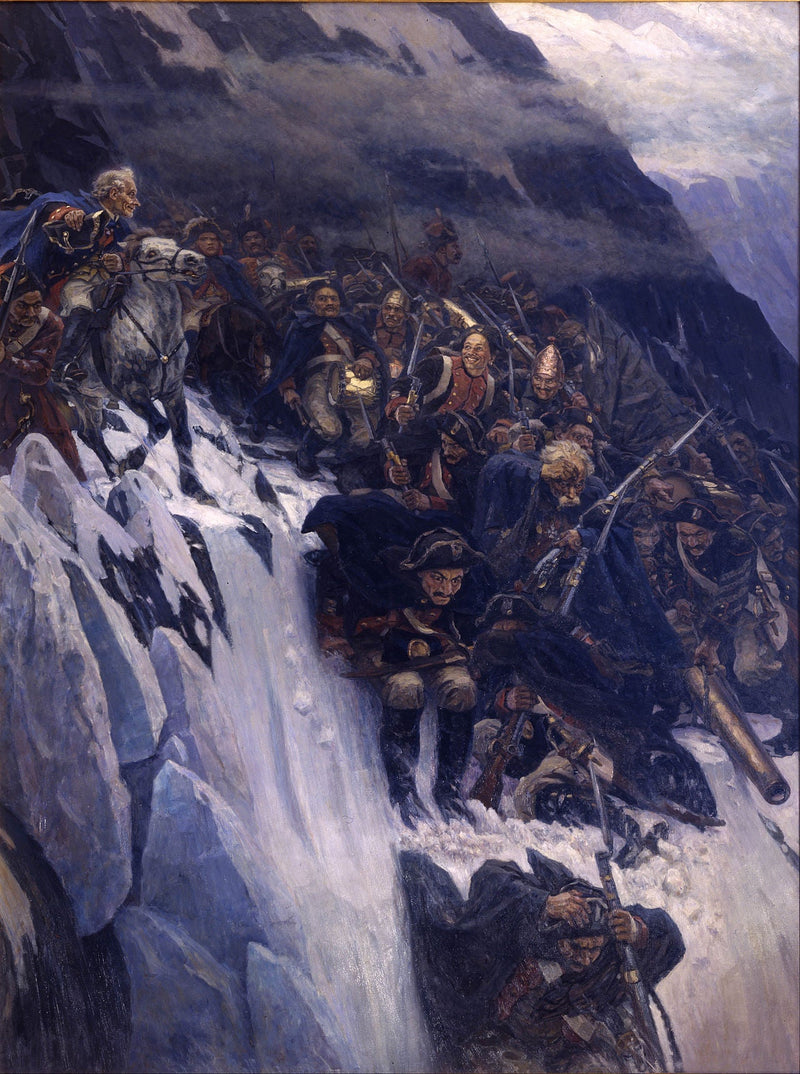 La Traversée des Alpes de Souvarov - Vassili Sourikov