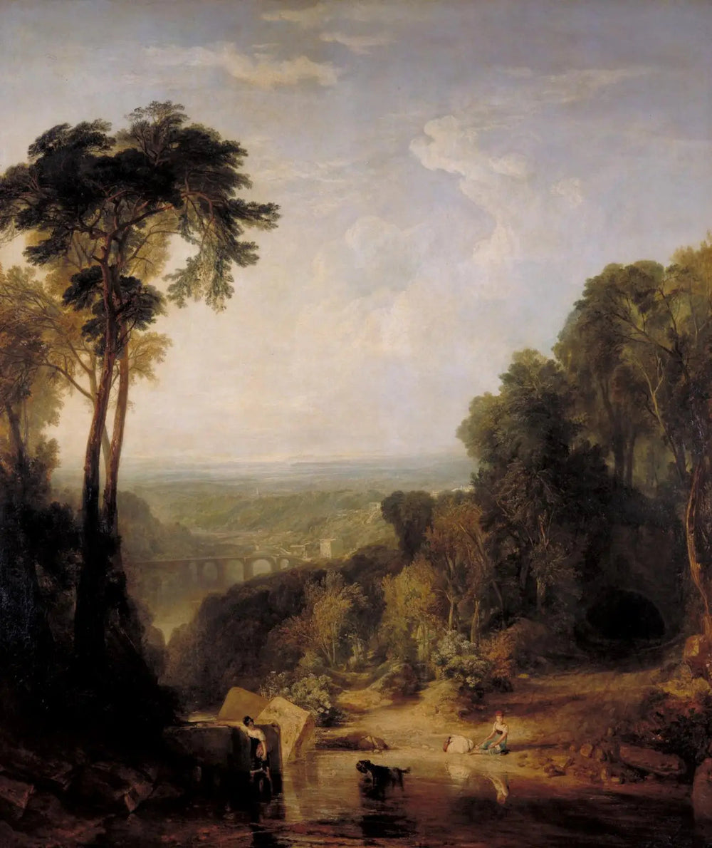 La Traversée du ruisseau - J. M. W. Turner image 1 reproduction de peinture à l’huile