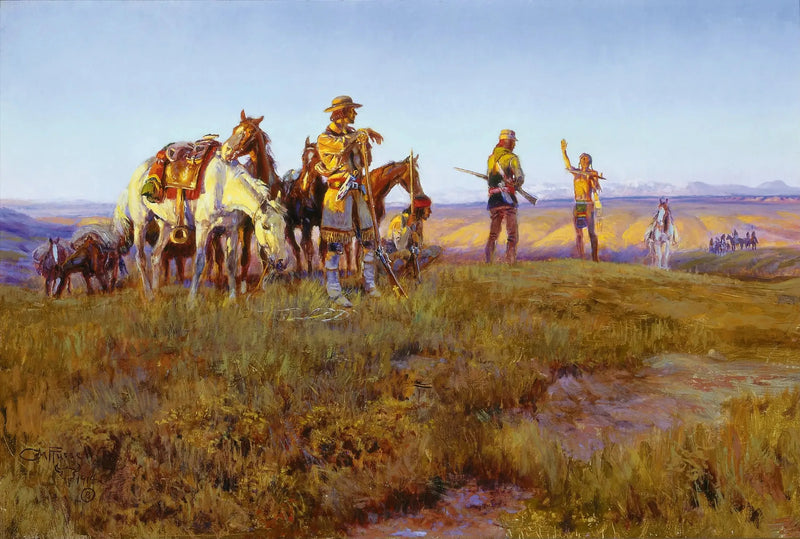 ワイルドマンの休息 – 平和のパイプ - シャルル・マリオン・ラッセル

Source:
La Trêve de Wildman – Le Calumet de la Paix - Charles Marion Russell
