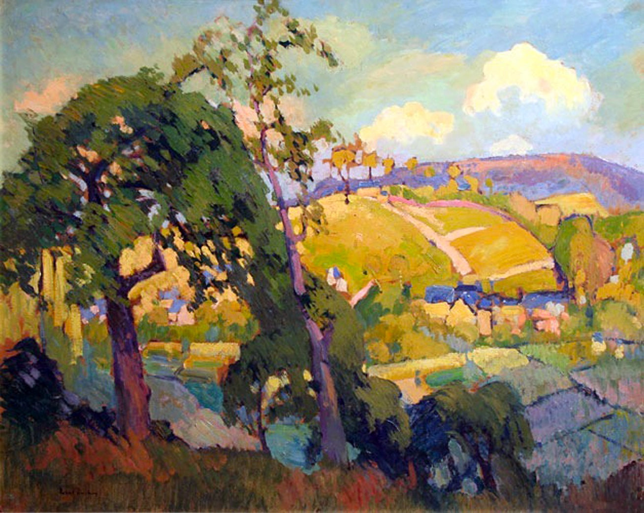 La vallée de Blainville-Crevon - Robert Antoine Pinchon - Alpha Reproduction