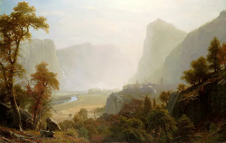 La vallée de Hetch-Hetchy Californie - Albert Bierstadt - Alpha Reproduction