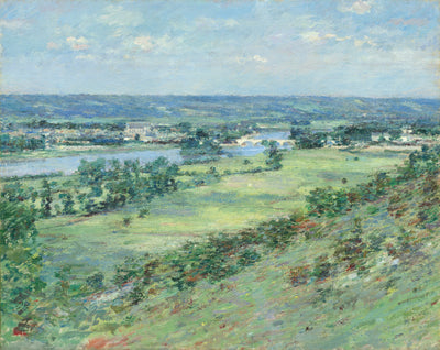 La vallée de la Seine des collines de Giverny - Theodore Robinson - Alpha Reproduction