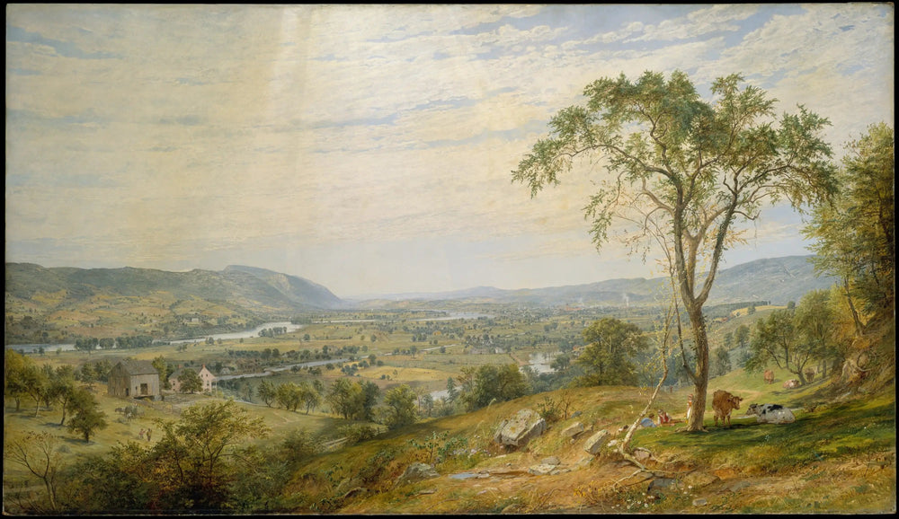 La vallée du Wyoming - Jasper Francis Cropsey image 1 reproduction réalisée par Alpha Reproduction