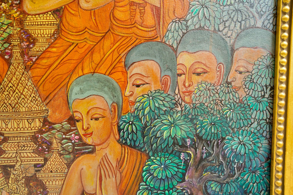 La Vie de Bouddha | 240 x 180 cm Reproductions de tableaux à la peinture à l’huile