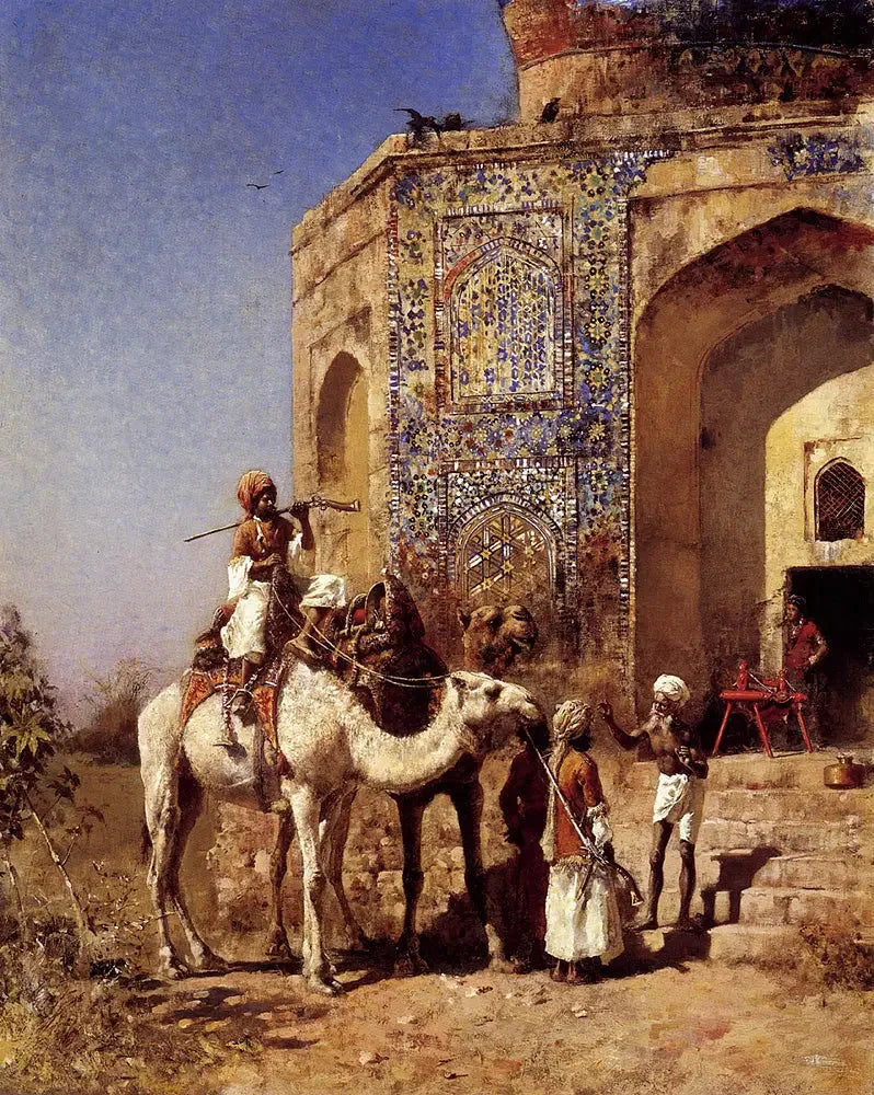 デリー郊外の青いタイルの古いモスク - エドウィン・ロード・ウィークス

Source:
La vieille mosquée aux tuiles bleues à l'extérieur de Delhi - Edwin Lord Weeks