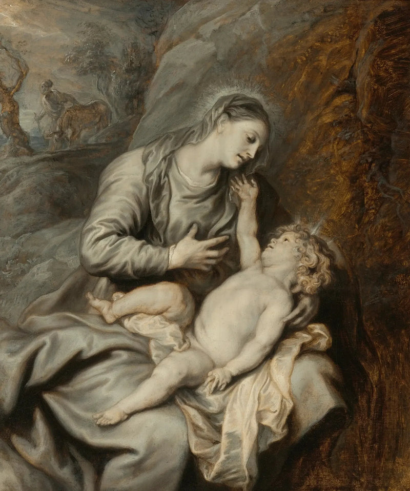 エジプト逃避中の休息をとる幼いイエスと聖母マリア - アントワーヌ・ヴァン・ダイク

Source:
La Vierge à l'Enfant avec repos pendant la fuite en Égypte - Antoine van Dyck