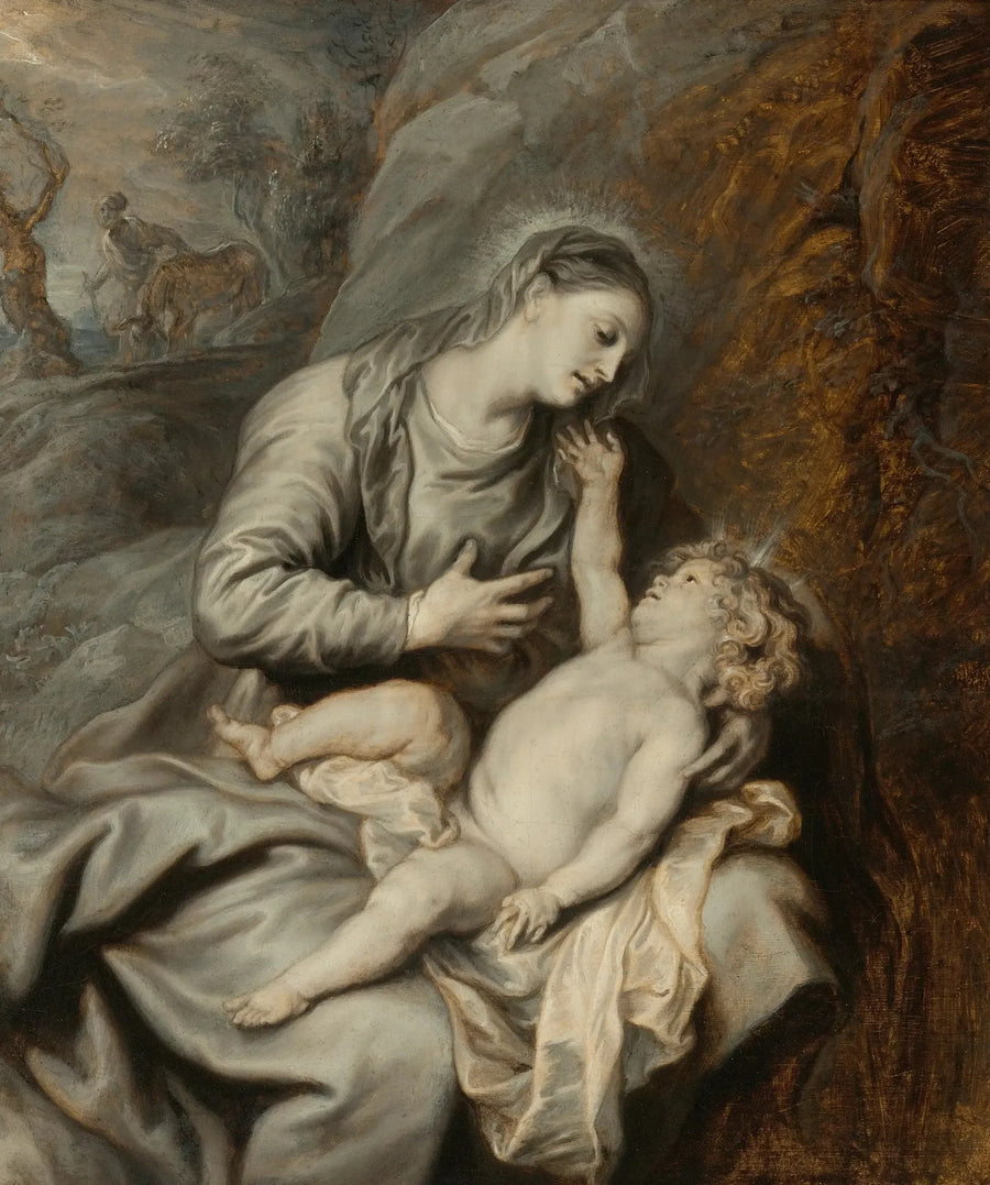 エジプト逃避中の休息をとる幼いイエスと聖母マリア - アントワーヌ・ヴァン・ダイク

Source:
La Vierge à l'Enfant avec repos pendant la fuite en Égypte - Antoine van Dyck