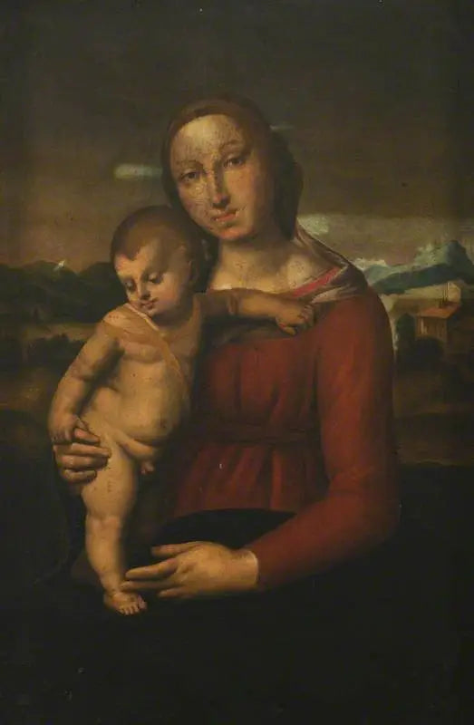 Reproduction du tableau « La Vierge à l'Enfant - Raphaël Sanzio » par Alpha Reproduction en peinture à l’huile