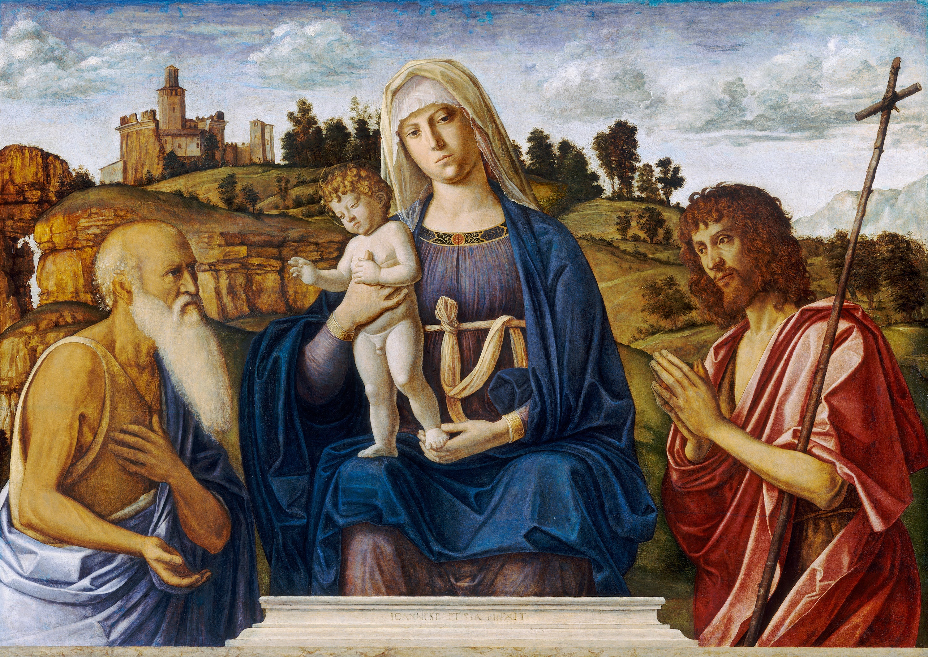 La Vierge à l’Enfant saint Jérôme et saint Jean-Baptiste - Cima da Conegliano - Alpha Reproduction