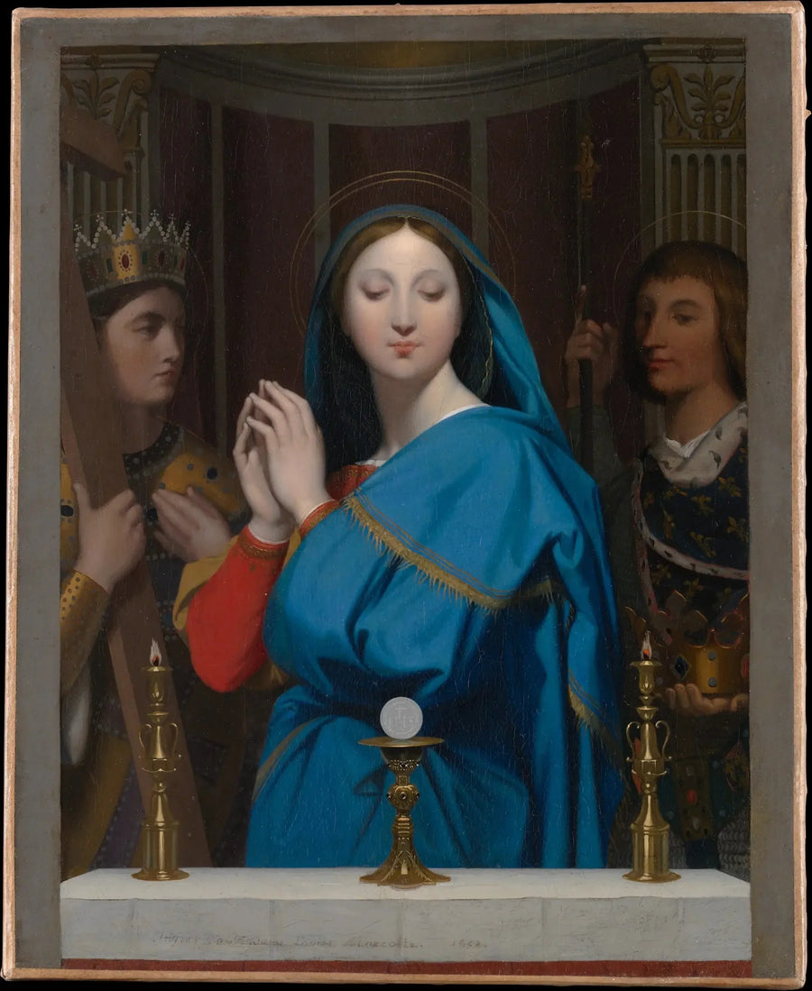 聖母が聖体を崇拝する - ジャン＝オーギュスト＝ドミニク・アンブロワーズ