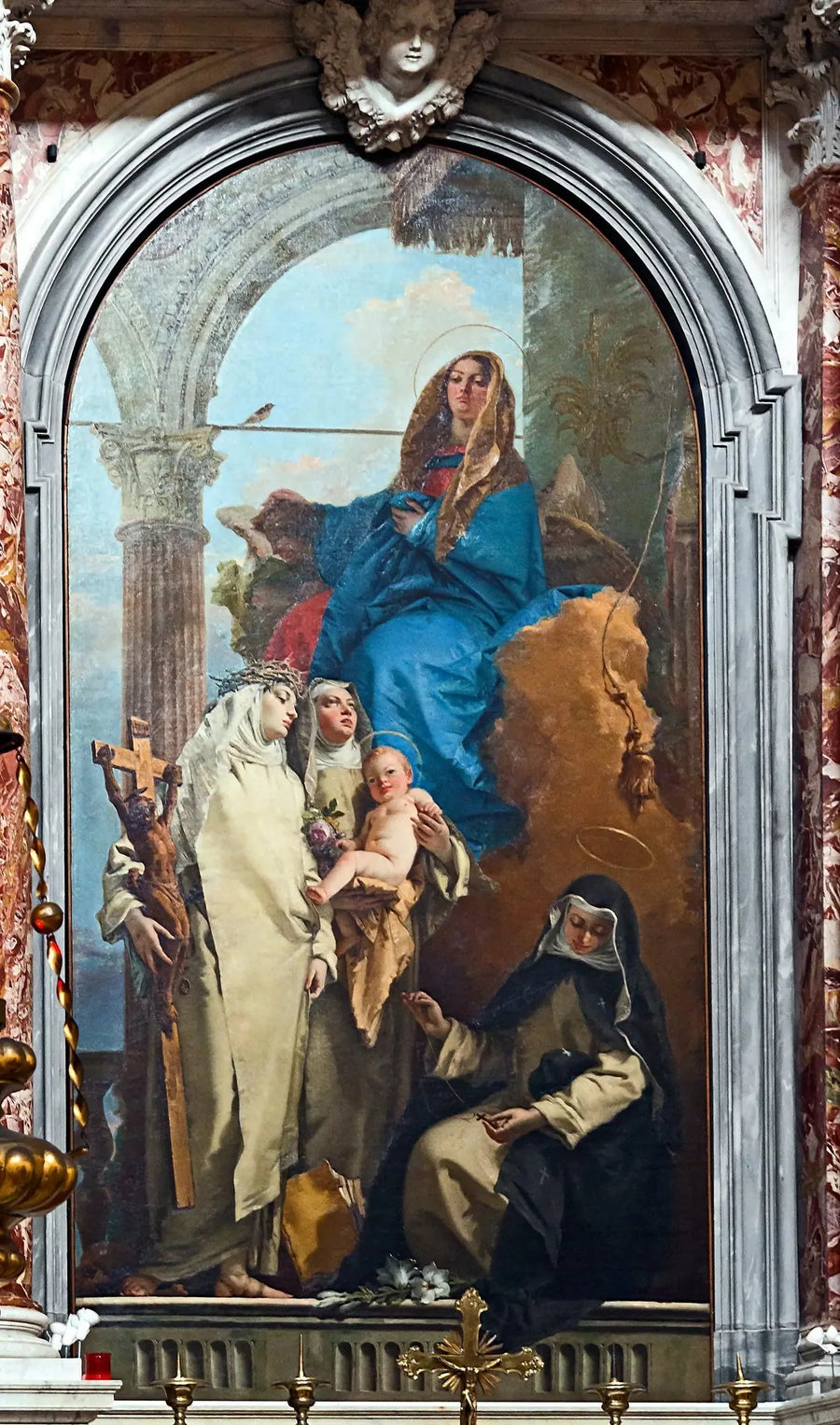 ドミニカ修道士に現れる聖母 - ジョヴァンニ・バッティスタ・ティエポロ

Source:
La Vierge apparaissant aux saints dominicains - Giovanni Battista Tiepolo