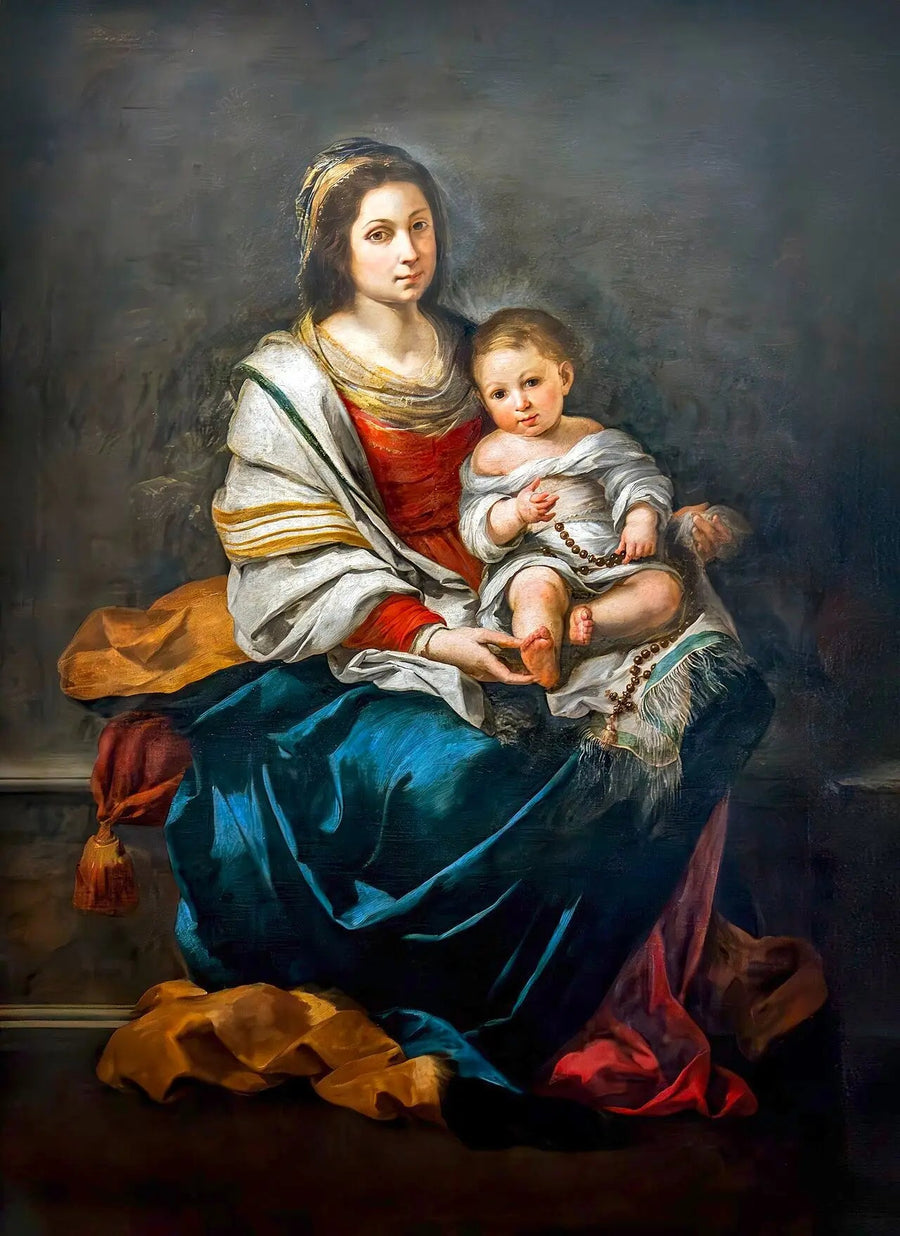 マリアとロザリオ - バルトロメ・エステバン・ムリリョ

Source:
La Vierge au chapelet - Bartolomé Esteban Murillo