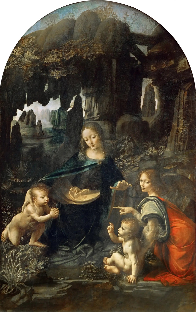 岩の聖母 - レオナルド・ダ・ヴィンチ
