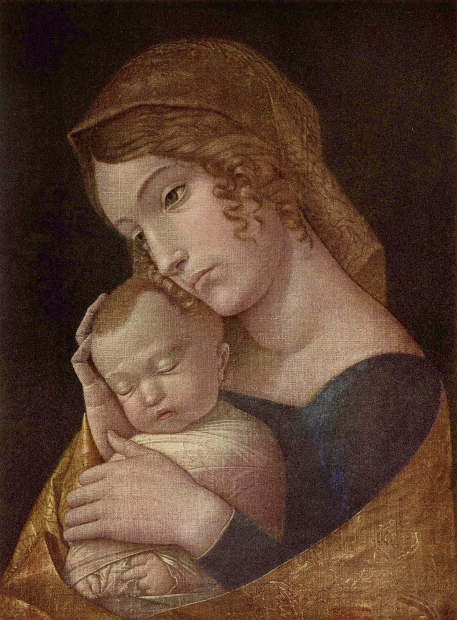 La Vierge avec l’Enfant endormi - Andrea Mantegna - Alpha Reproduction