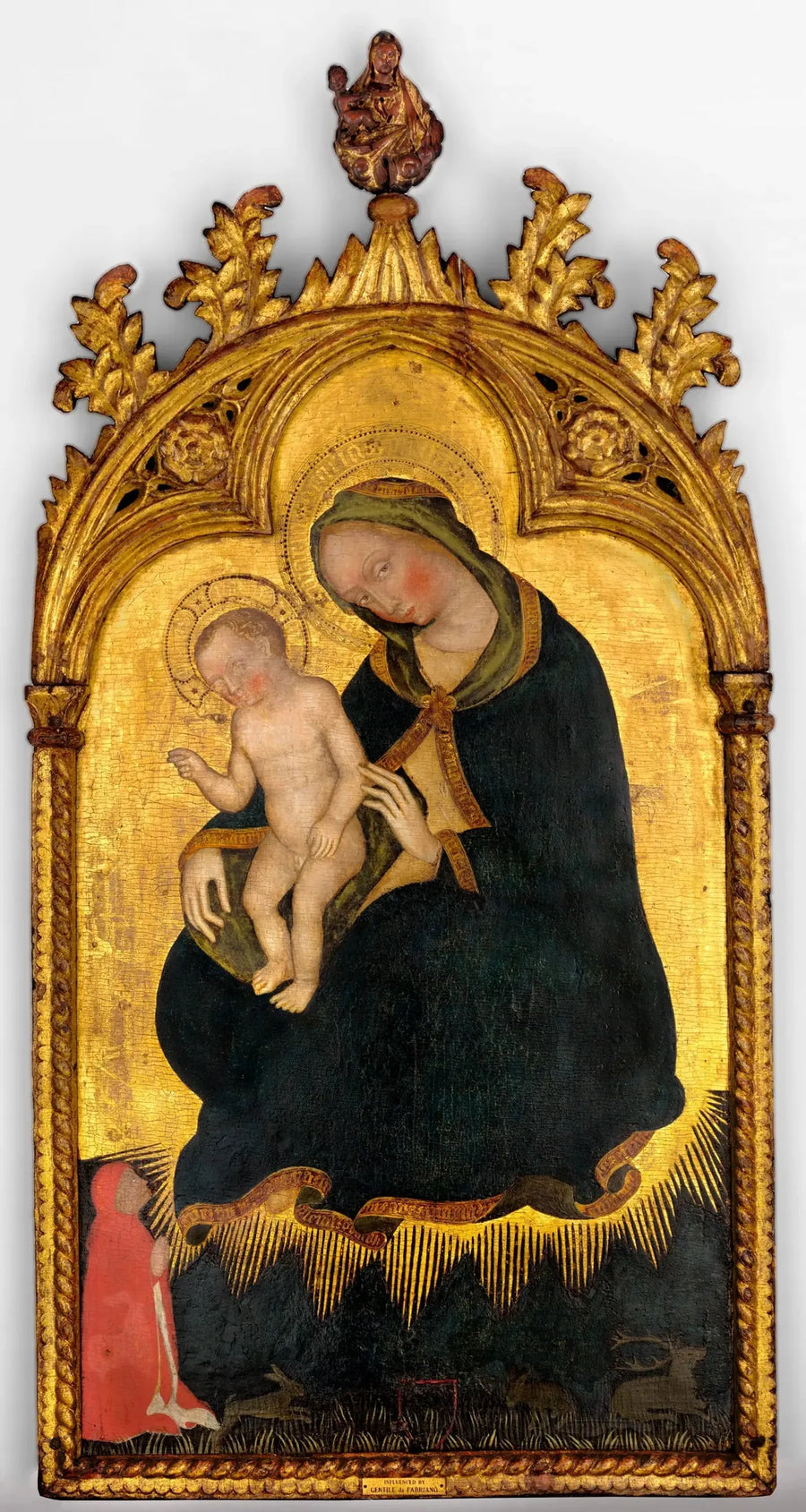 謙遜の聖母と寄付者 - ジェンティーレ・ダ・ファブリアーノ