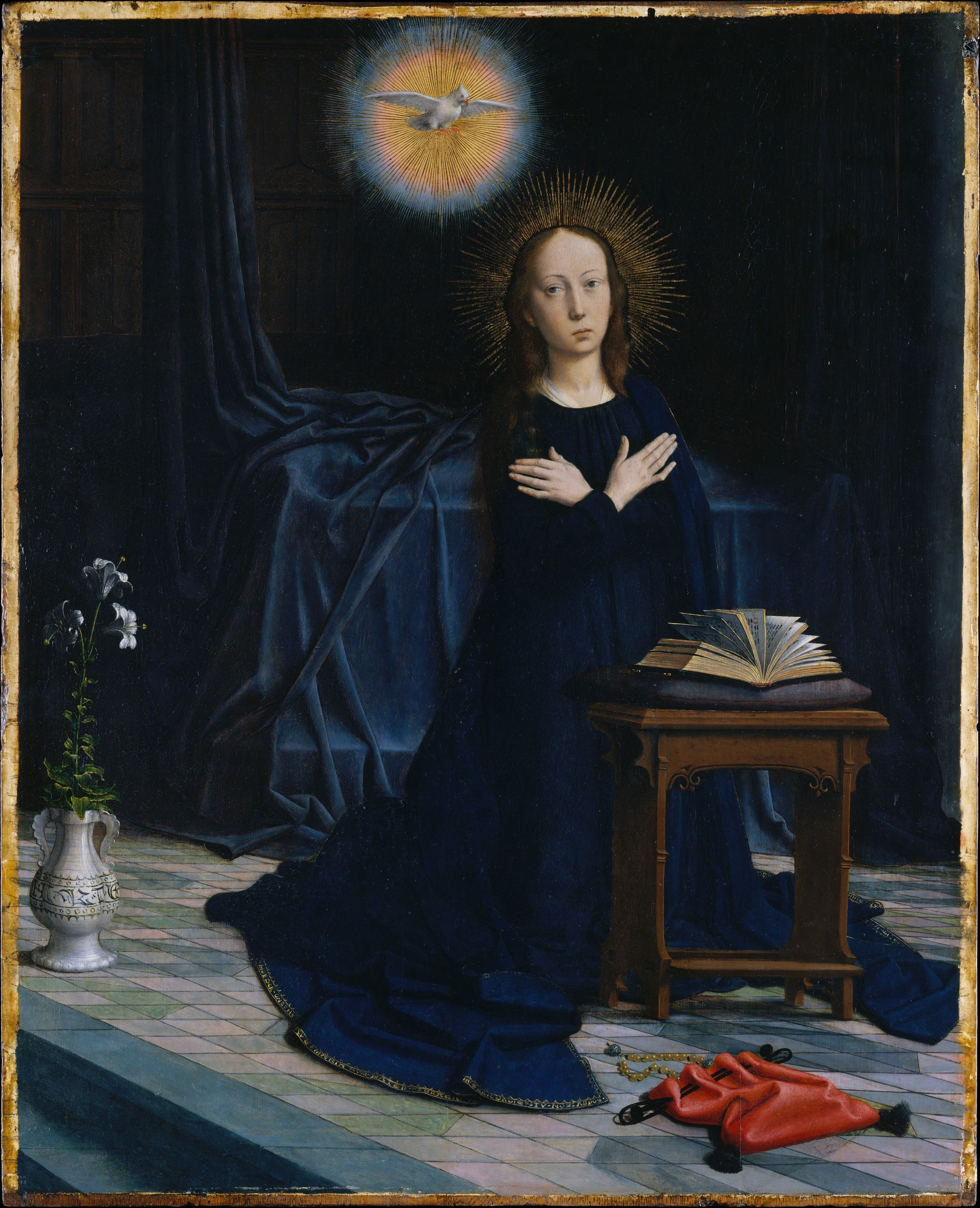 La Vierge de l’Annonciation Retable de Cervara - Gérard David - Alpha Reproduction