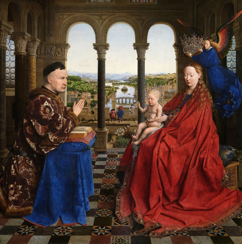 ロラン枢機卿の聖母 - ヤン・ヴァン・エイク

Source:
La Vierge du chancelier Rolin - Jan van Eyck