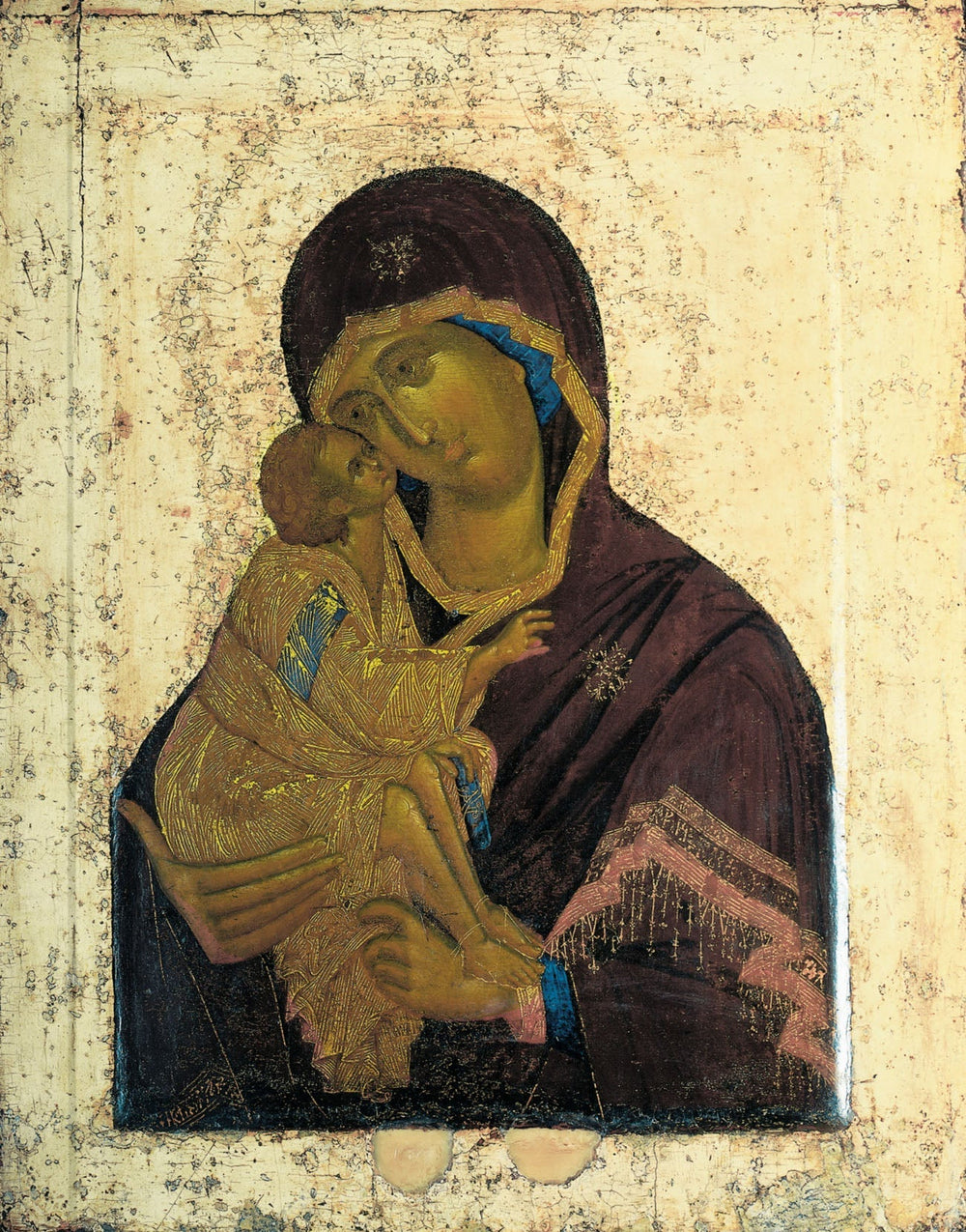 La Vierge du Don - Theophanes the Greek image 1 copie de tableau peinte à la main