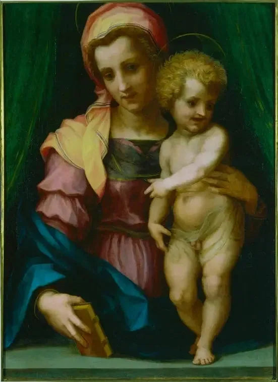 La Vierge et l'Enfant - Andrea del Sarto image 1 copie de tableau peinte à la main