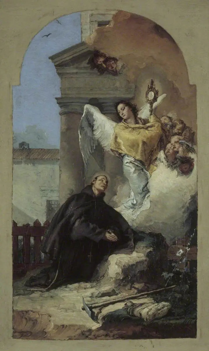 サン・パスカル・バイロンの聖体のビジョン - ジョバンニ・バッティスタ・ティエポロ

Source:
La vision de l'Eucharistie de saint Pascal Baylon - Giovanni Battista Tiepolo