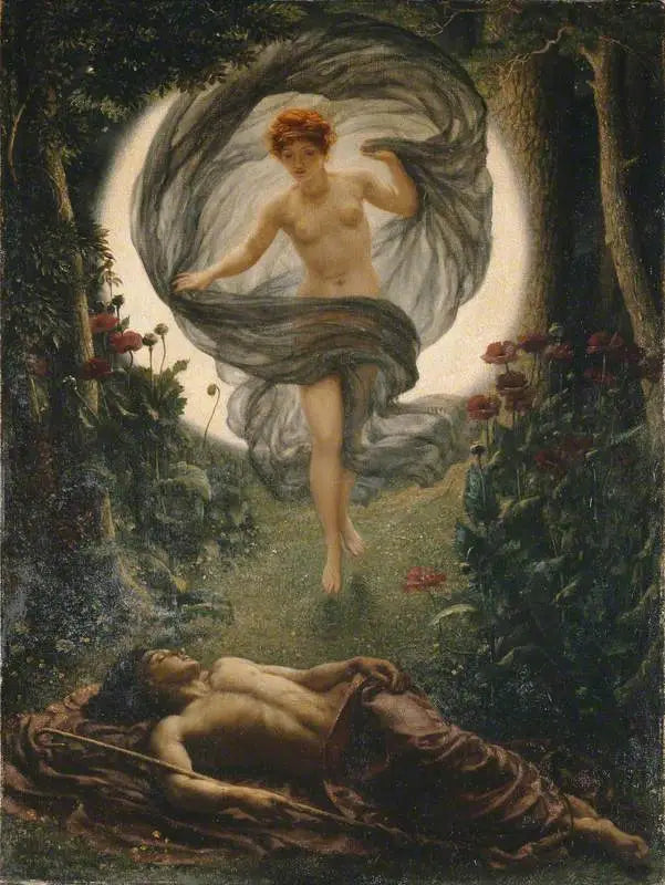 エンディミオンの幻想 - エドワード・ポインター

Source:
La vision d'Endymion - Edward Poynter