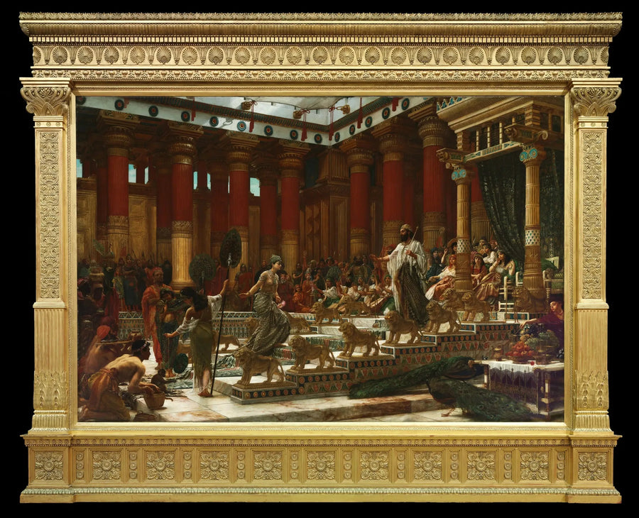 サバの女王の王への訪問 - エドワード・ポインター

Source:
La Visite de la Reine de Saba au Roi Salomon - Edward Poynter