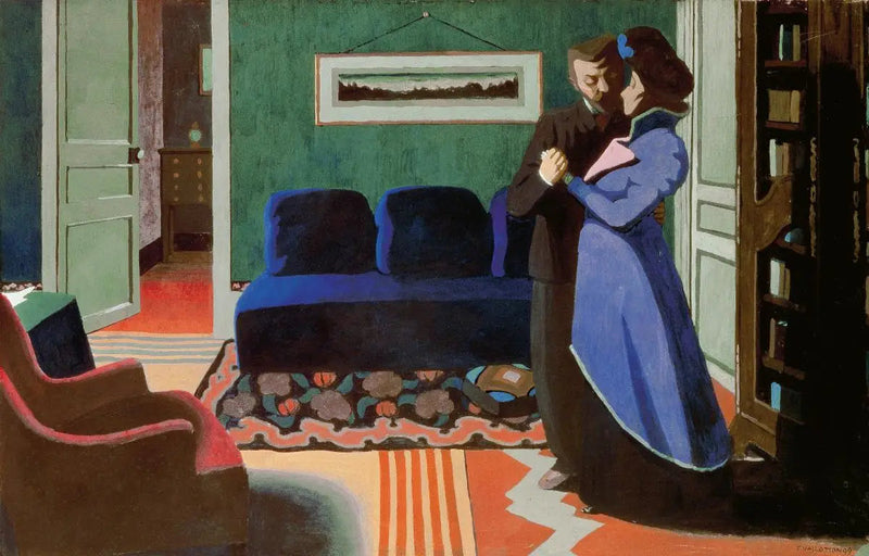 ラ・ヴィジット - フェリックス・ヴァロトン

Source:
La Visite - Félix Vallotton