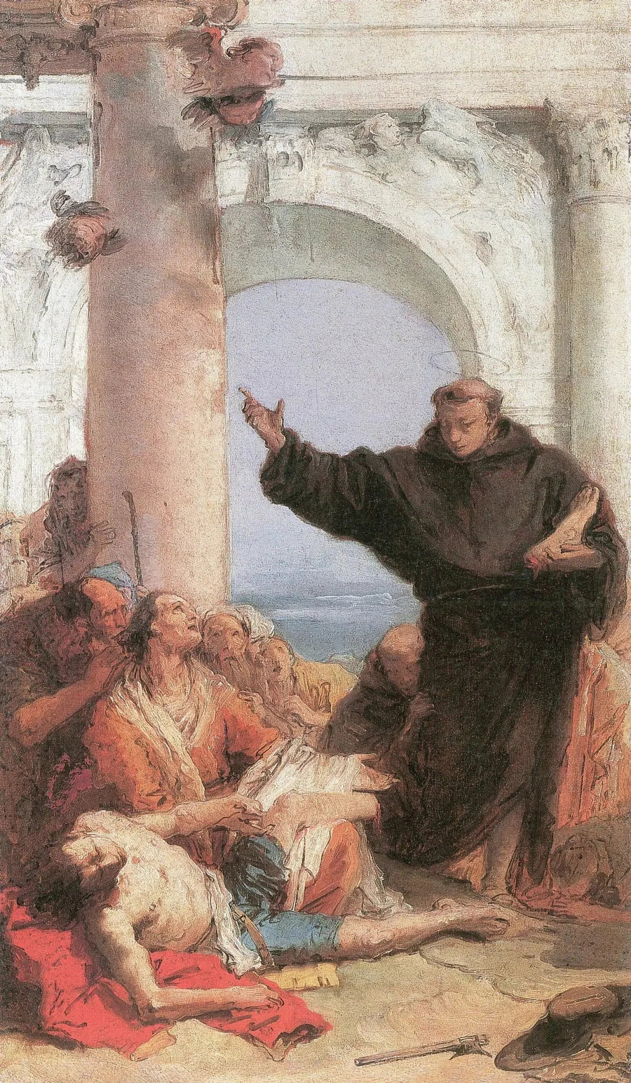 怒れる息子の癒し - ジョヴァンニ・バッティスタ・ティエポロ

Source:
La Wunderheilung des zornigen Sohnes - Giovanni Battista Tiepolo