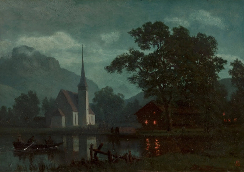 四つの森の湖、スイス - アルバート・ビアシュタット

Source:
Lac des Quatre-Cantons, Suisse - Albert Bierstadt