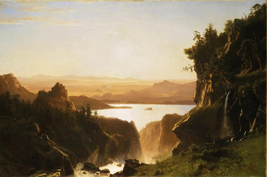ラッキーアイランド、ウィンドリバー山脈、ワイオミング州 - アルバート・ビアシュタット

Source:
Lac Island, chaîne de Wind River, Wyoming - Albert Bierstadt