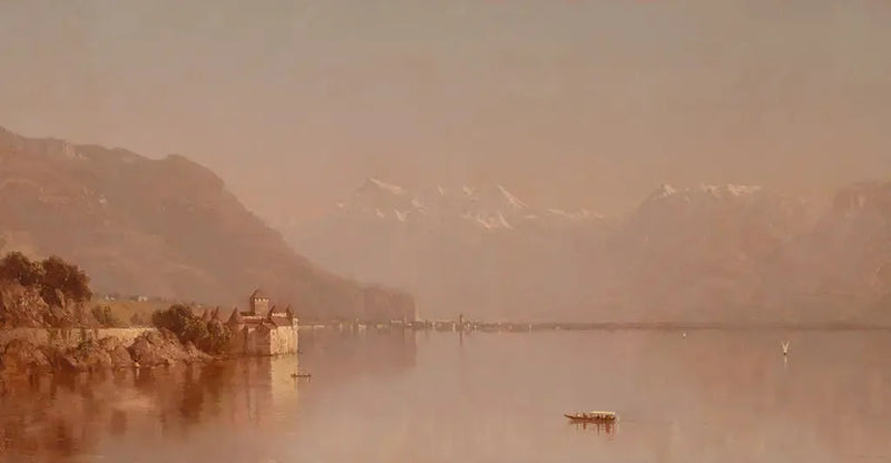 レマン湖 - サ Sanford Robinson Gifford