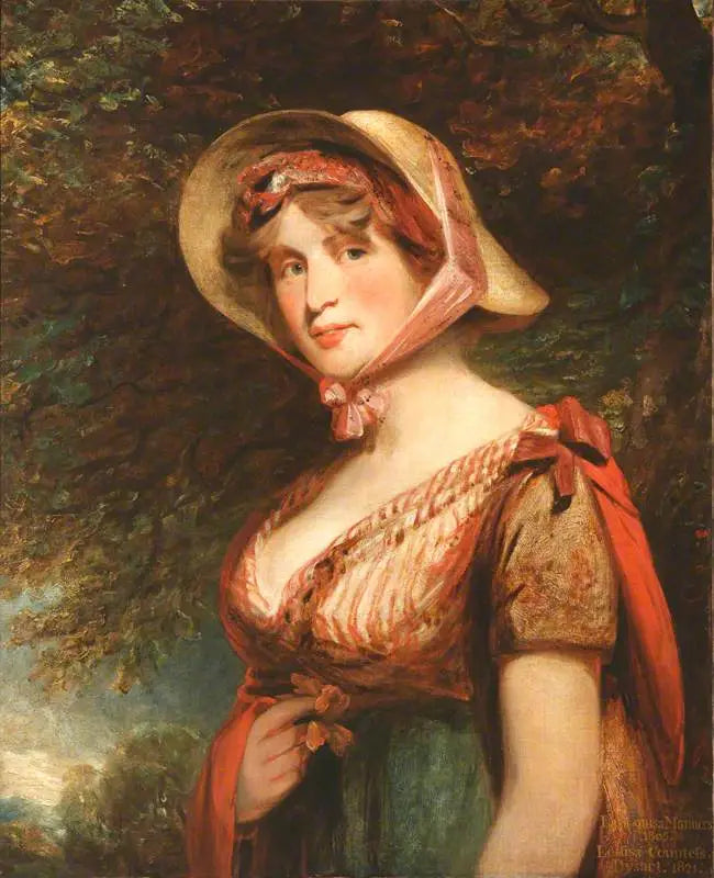 レディ・ルイーザ・トレマーチ、ディザート伯爵夫人（1745-1840）（ジョン・ホップナーによる） - ジョン・コンスタブル

Source:
Lady Louisa Tollemache, comtesse de Dysart (1745-1840) (d'après John Hoppner) - John Constable