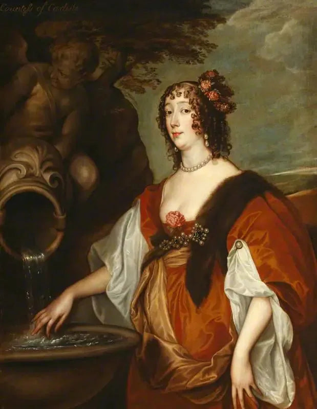 Lady Lucy Percy, comtesse de Carlisle (1599 - 1660) - Antoine van Dyck image 1 reproduction artisanale de tableau