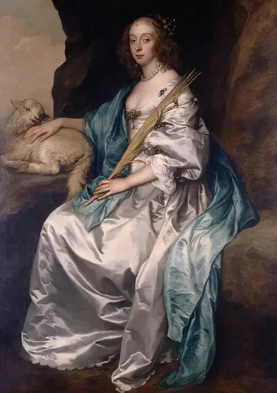 レディ・メアリー・ヴィリアーズ、リッチモンドとレノックス公爵夫人（1622-1685） - アントワーヌ・ヴァン・ダイク

Source:
Lady Mary Villiers, duchesse de Richmond et Lennox (1622-1685) - Antoine van Dyck
