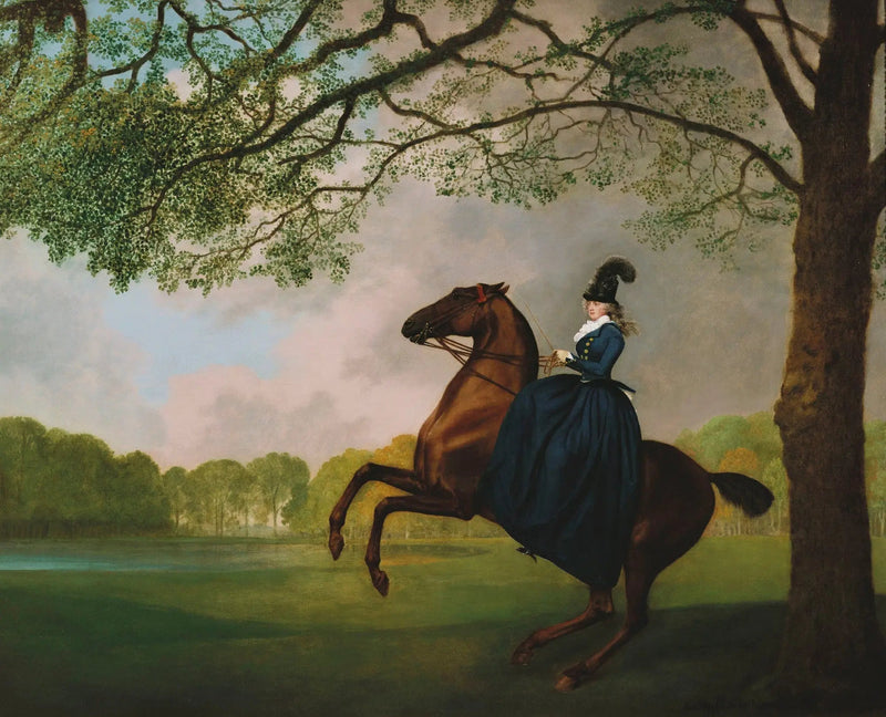 レアティシア、レディ・レイド（1825年没） - ジョージ・スタブス

Source:
Laetitia, Lady Lade (décédée en 1825) - George Stubbs